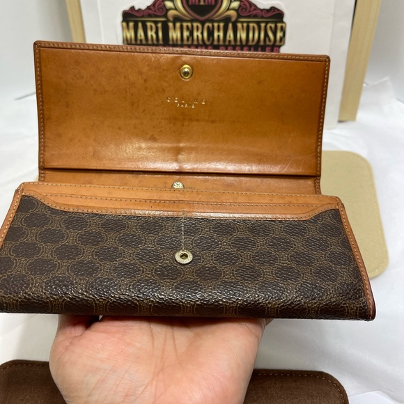 Celine Triomphe Long Wallet, Vintage. - Picture 8 of 15